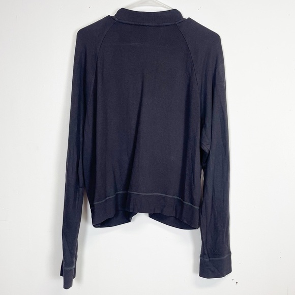 SKIMS Modal French Terry Shrunken Full Zip Light Sweatshirt Womens 2X Gray - Picture 2 of 9